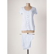 SENORETTA - Pyjama bleu en coton pour femme - Taille 40 - Modz