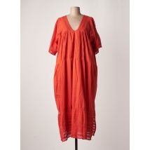 CHICOSOLEIL - Robe longue rouge en coton - Femme - Taille 36 - Modz