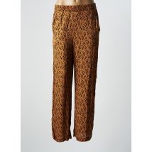 BIZANCE - Pantalon large marron en viscose - Femme - Taille 36 - Modz