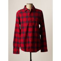 HURLEY - Chemise manches longues rouge en coton - Homme - Taille S - Modz
