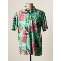 HURLEY - Chemise manches courtes vert en coton - Homme - Taille S - Modz