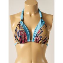 DESPI - Haut de maillot de bain bleu en polyamide - Femme - Taille 40 - Modz