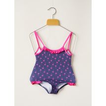 LES ULTRAVIOLETTES - Maillot de bain 1 pièce bleu en polyamide - Fille - Taille TU - Modz