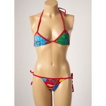 TALINDA - Maillot de bain 2 pièces rouge en polyamide - Femme - Taille 40 - Modz