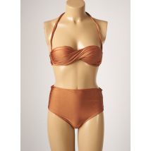 RIO DE SOL - Maillot de bain 2 pièces marron en polyamide - Femme - Taille 36 - Modz