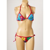 TALINDA - Maillot de bain 2 pièces rouge en polyamide - Femme - Taille 40 - Modz