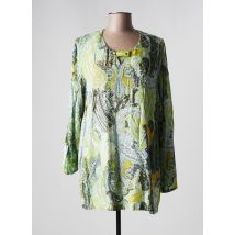 CHALOU - Blouse vert en viscose - Femme - Taille 46 - Modz