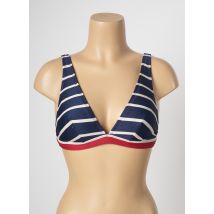 LE BOURGET - Haut de maillot de bain bleu en polyamide - Femme - Taille 40 - Modz