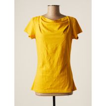 TRANQUILLO - T-shirt jaune en coton pour femme - Taille 40 - Modz