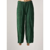 AGATHE & LOUISE - Pantalon large vert en coton pour femme - Taille 40 - Modz