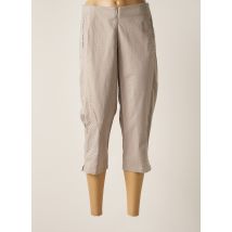 CHALOU PANTALONS FEMME DE COULEUR GRIS - Grande Taille