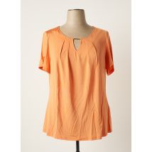 ELENA MIRO - Top orange en viscose - Femme - Taille 44 - Modz