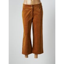 ZILCH - Pantalon 7/8 marron en coton - Femme - Taille 44 - Modz