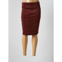 ZILCH - Jupe mi-longue marron en coton - Femme - Taille 36 - Modz