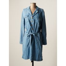 B.YOUNG - Robe mi-longue bleu en lyocell - Femme - Taille 40 - Modz