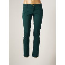 LAB DIP PARIS - Pantalon slim vert en coton - Femme - Taille W27 - Modz