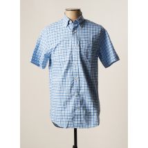 GANT - Chemise manches courtes bleu en coton pour homme - Taille S - Modz