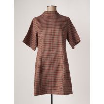 COMPAÑIA FANTASTICA - Robe courte marron en polyester - Femme - Taille 38 - Modz