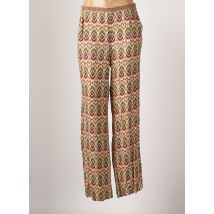 GEISHA - Pantalon droit vert en viscose - Femme - Taille 34 - Modz