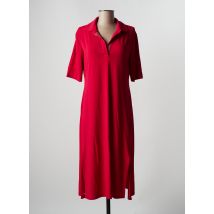 ELEONORA AMADEI - Robe mi-longue rouge en acetate - Femme - Taille 40 - Modz