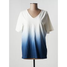 TONI - T-shirt bleu en coton pour femme - Taille 40 - Modz