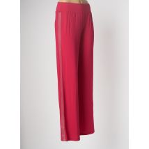 ELEONORA AMADEI - Pantalon large rouge en acetate pour femme - Taille 40 - Modz