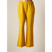 AROVESCIO - Pantalon large jaune en viscose - Femme - Taille 42 - Modz