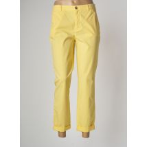 SIGNE NATURE - Pantalon chino jaune en coton - Femme - Taille 42 - Modz