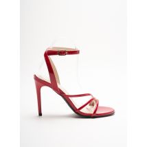 NERO GIARDINI - Sandales/Nu pieds rouge en cuir pour femme - Taille 38 - Modz