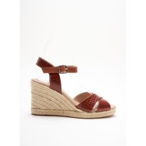 CARMEN SAIR - Espadrilles marron en cuir - Femme - Taille 39 - Modz