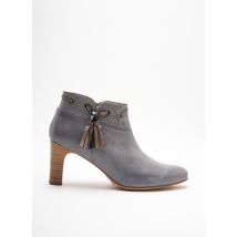 KARSTON - Bottines/Boots gris en cuir - Femme - Taille 40 - Modz