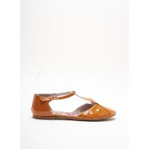 IPPON VINTAGE - Sandales/Nu pieds orange en cuir - Femme - Taille 36 - Modz