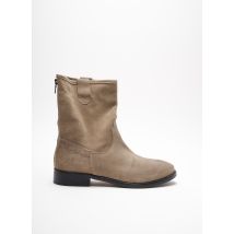 STEPHANE GONTARD - Bottines/Boots beige en cuir - Femme - Taille 36 - Modz