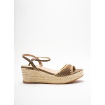 UNISA - Espadrilles vert en cuir - Femme - Taille 41 - Modz
