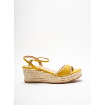 UNISA - Espadrilles jaune en cuir - Femme - Taille 41 - Modz