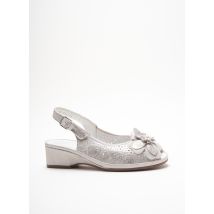 ARA - Sandales/Nu pieds gris en cuir pour femme - Taille 36 - Modz