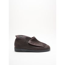 LA VAGUE - Chaussons/Pantoufles marron en textile - Homme - Taille 42 - Modz