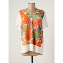 CHRISTINE LAURE - Top orange en polyester - Femme - Taille 38 - Modz