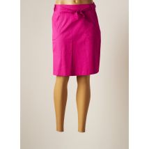 LILI & CAROLINE - Jupe courte rose en coton - Femme - Taille 36 - Modz