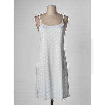 CALIDA - Nuisette/combinette bleu en lyocell - Femme - Taille 38 - Modz