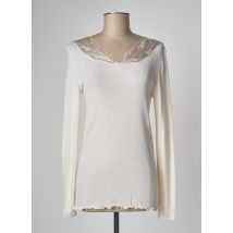 CALIDA - Top beige en laine pour femme - Taille 48 - Modz
