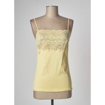 CALIDA - Top jaune en viscose - Femme - Taille 44 - Modz