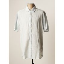 PEPE JEANS - Chemise manches courtes bleu en lin - Homme - Taille L - Modz