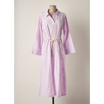 CHLOÉ STORA - Robe longue violet en coton - Femme - Taille 36 - Modz