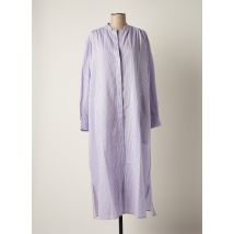 CHLOÉ STORA - Robe longue violet en coton - Femme - Taille 38 - Modz