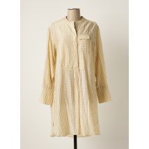 SECOND FEMALE - Robe mi-longue beige en polyamide - Femme - Taille 38 - Modz