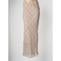 JEFF - Jupe longue beige en viscose - Femme - Taille 36 - Modz