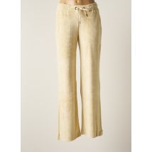 JEFF - Pantalon droit beige en viscose - Femme - Taille 38 - Modz