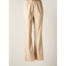 SUMMUM - Pantalon flare beige en polyester - Femme - Taille 42 - Modz