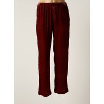 V.DE.VINSTER - Pantalon droit marron en viscose - Femme - Taille 36 - Modz